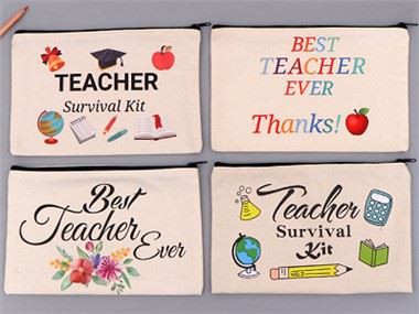 Платнена чанта за моливи